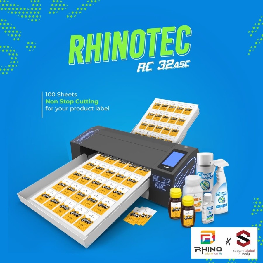 MESIN CUTTING STICKER RHINOTEC AUTO SHEET CUT - 32 ASC
