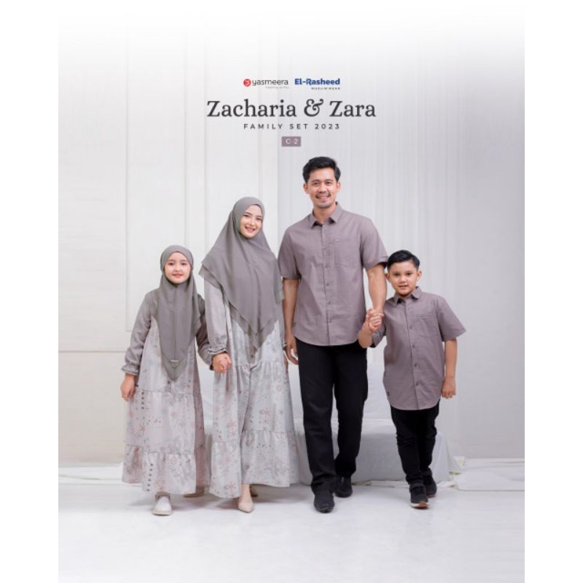 Yasmeera Family Set Zacharia & Zara Iron Wood