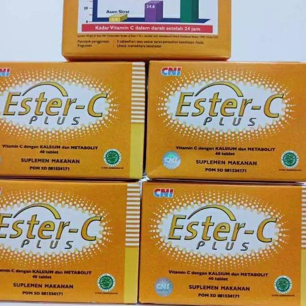 Jual ESTER C PLUS 100 ORIGINAL PRODUK CNIVITAMIN C DENGAN CALCIUM DAN