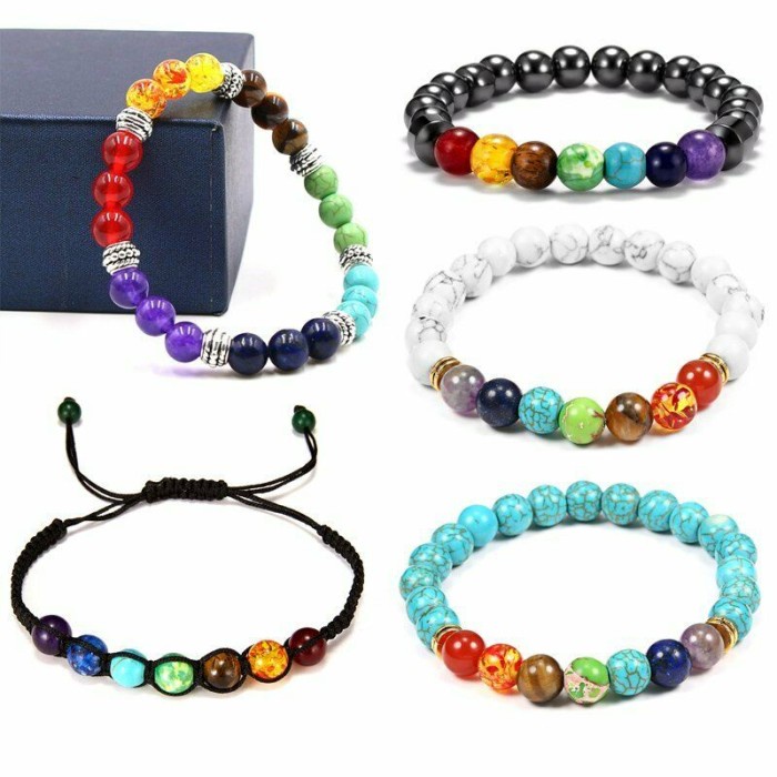 Must Have Xi015 Gelang Manikmanik Batu Alam 7 Chakra Reiki Penyembuhan Untuk Wan Terbaru
