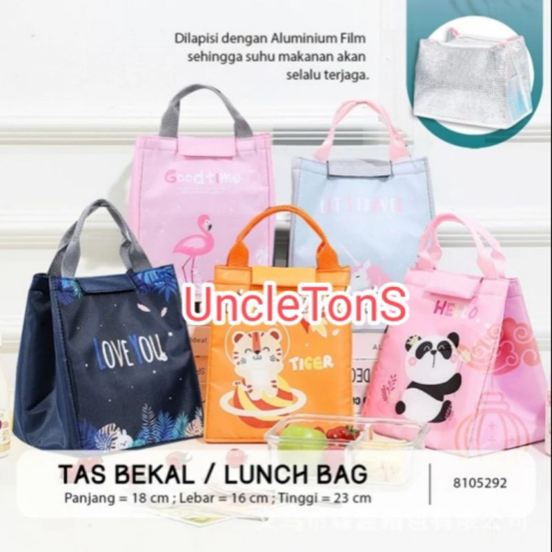 

Lunch Bag / Tas Bekal lapisan Aluminium Foil