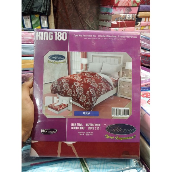 sprei california seprei california seprai california 180X200X22
