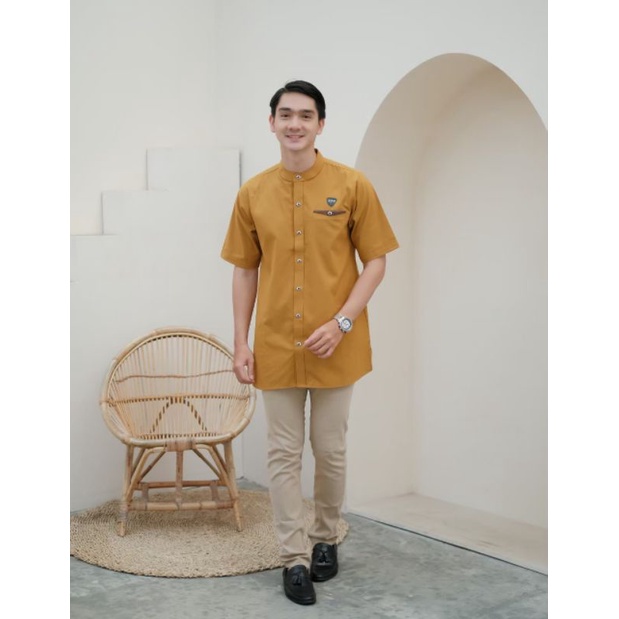 BAJU KOKO KEMKO IMFAIZ 015 MATERIAL OXFORD UKURAN M L dan XL