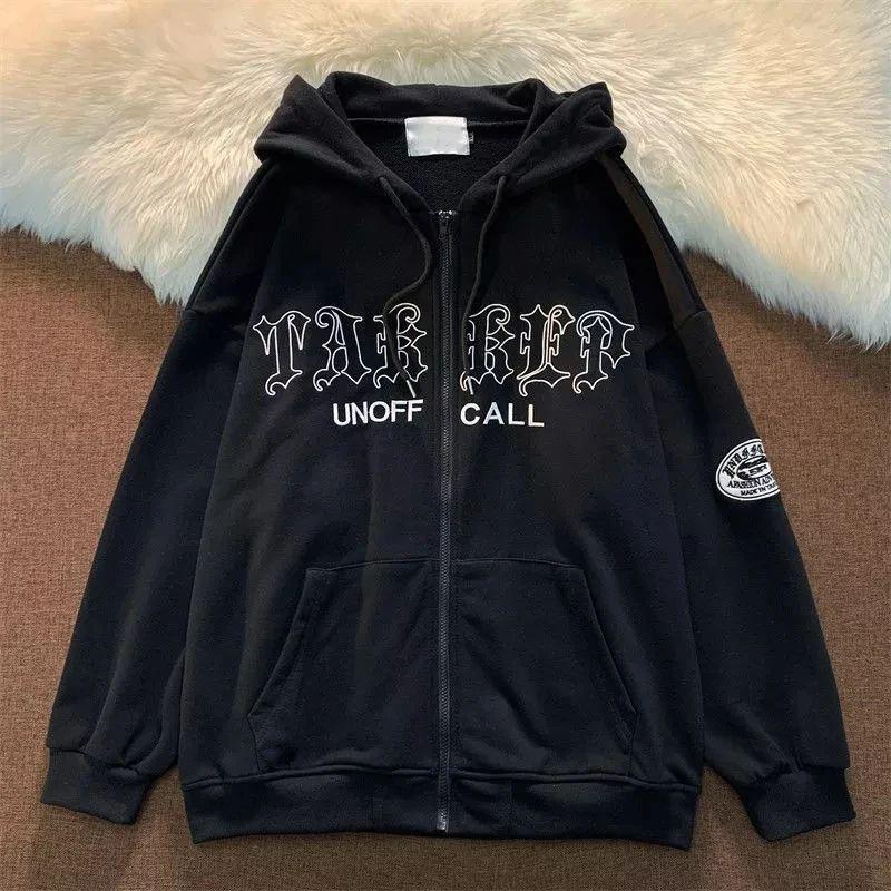 Hoodie Sweater TAKEEP UN OFF CALL zipper bisa untuk jaket pria/wanita