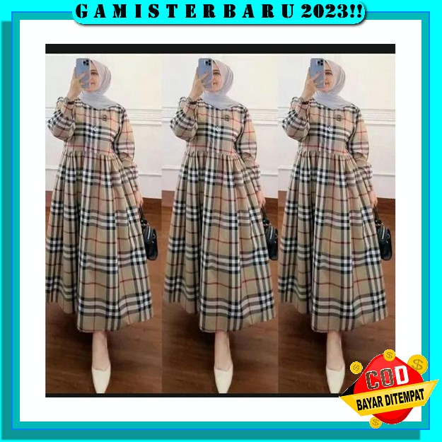 New - Ada Jumbo / Mutiara Maxi Dress Gaudy Maxy Gamis Ceruty Babydoll Dress Wanita Kondangan Muslima