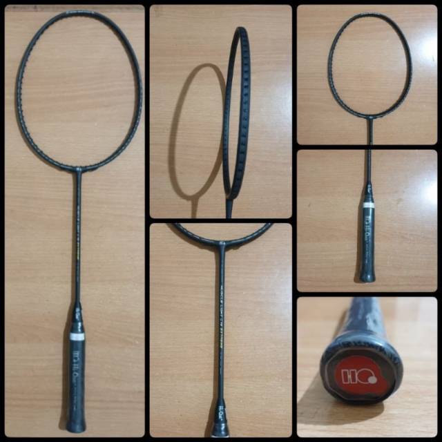 [Free Pasang Senar] HiQua Muscle Light Xtreme Extreme C19 79gr 30lbs Raket Badminton Original