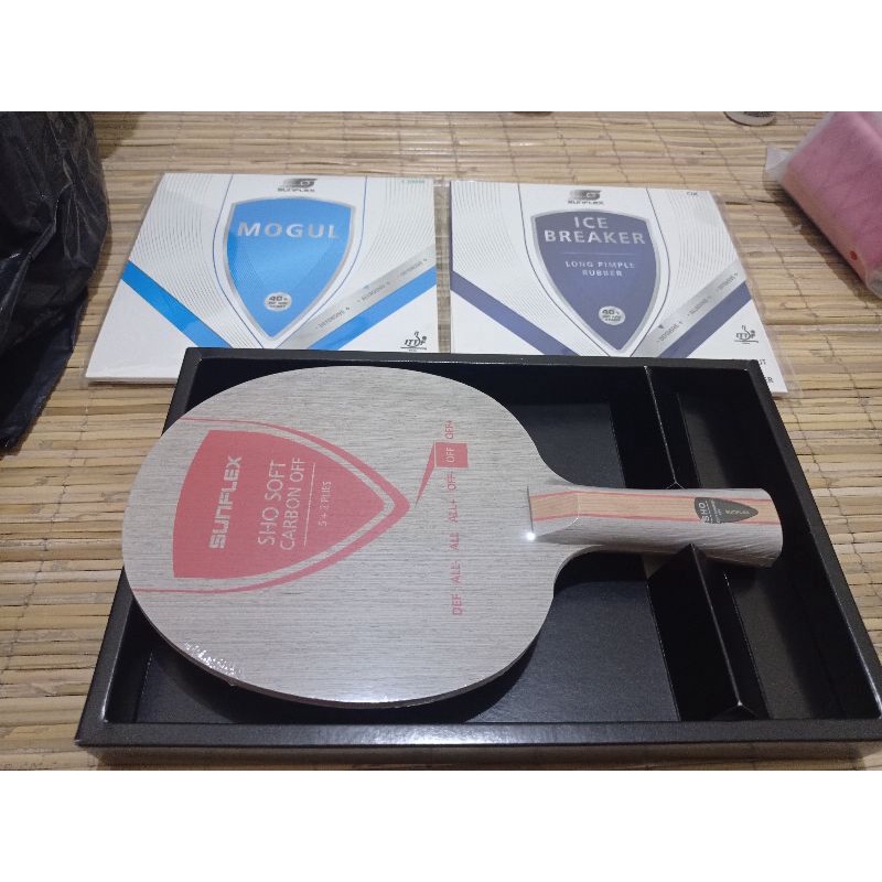 PAKET BET TENIS MEJA BINTIK SUNFLEX 01 ORIGINAL