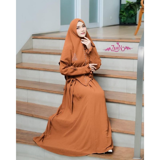 LIORA SET BY ZAHIN/SET SYAR'I ZAHIN/GAMIS SET SYAR'I BY ZAHIN