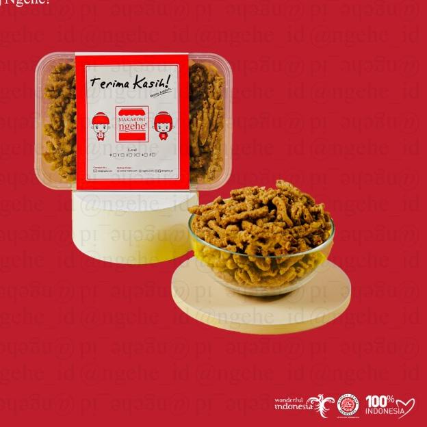 

RVN277 Makaroni Ngehe Usus Goreng Kemasan Toples Regular |