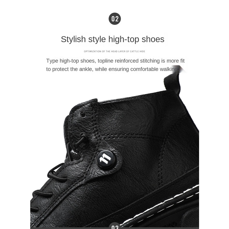 Sepatu Pria Sneakers Import - Sneaker MARTIN LUTHER Boot RZ-01 Cassual Shoes - Sepatu Boots Kasual Santai