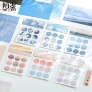 

Horizon in Small Circle Deco Stickers Set / Stiker unik / stiker Lucu