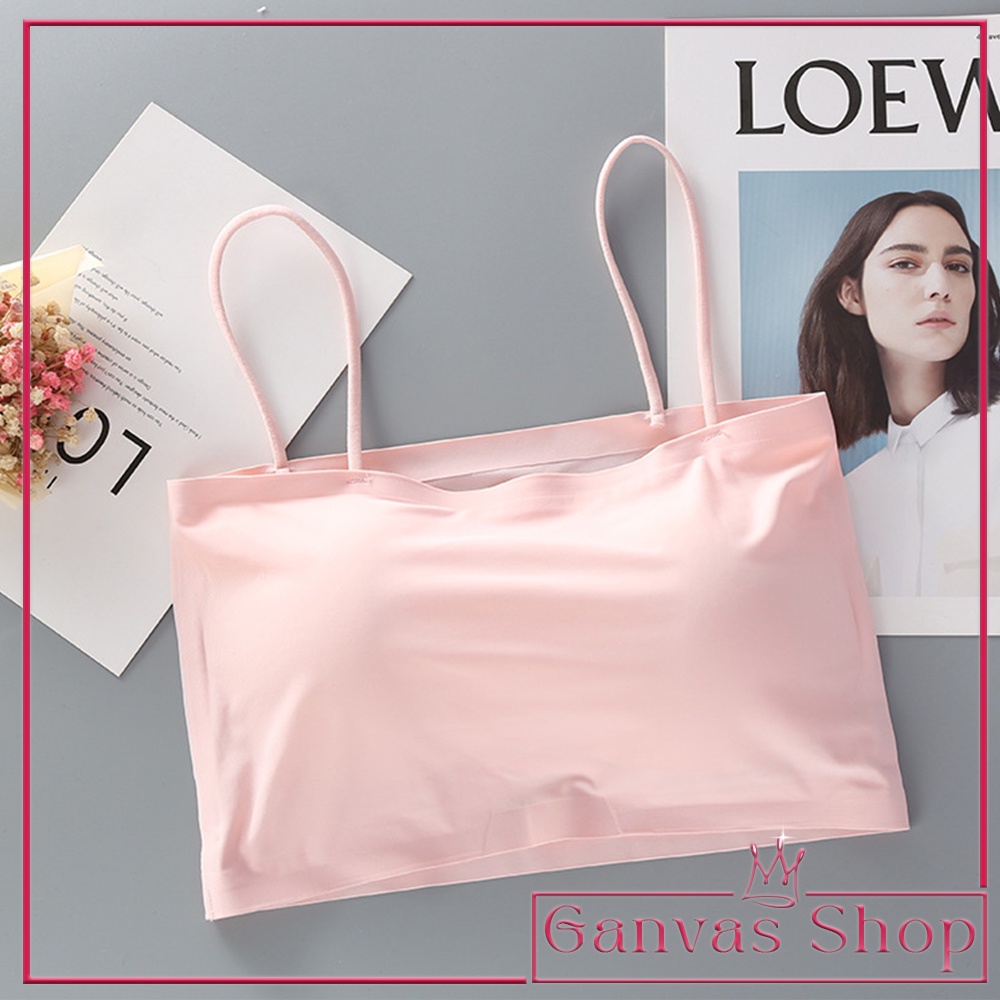 Bra Wanita Model Seamless Bahan Ice Silk BH Fashion Korea Sexy