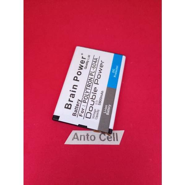 Baterai Polytron C286 PL-604A batre hp Polytron C 286 PL604A double power