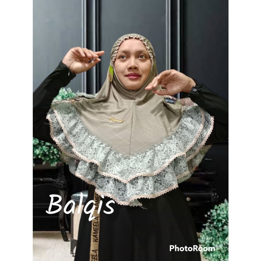 Khimar Balqis Renda FO hijab