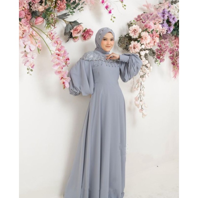 Gaun pesta muslimah - Baju pesta - Dress - Bridesmaid