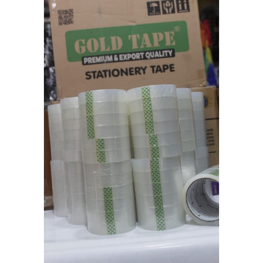 

Isolasi Bening 24mm gold tape