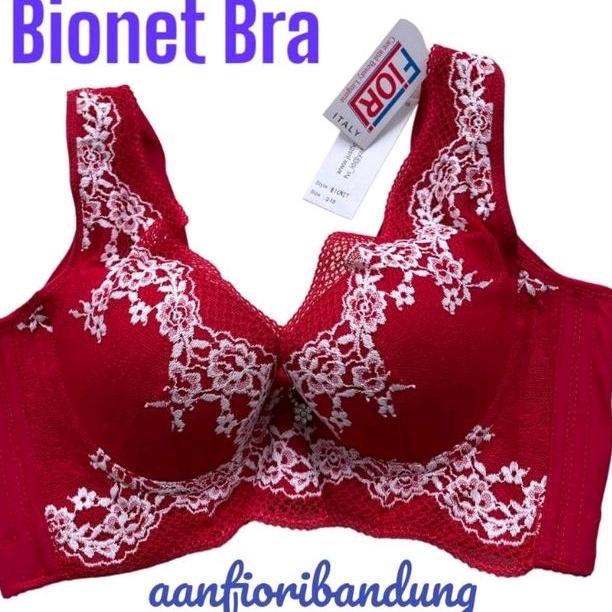 PROMO - FIORI Bra BIONET Red | Bra Kawat Push Up Busa Tebal Kait 4