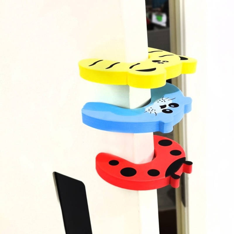 Mary Security Door Stopper Furniture Baby Card Lock Perawatan Newborn Pelindung Jari Anak