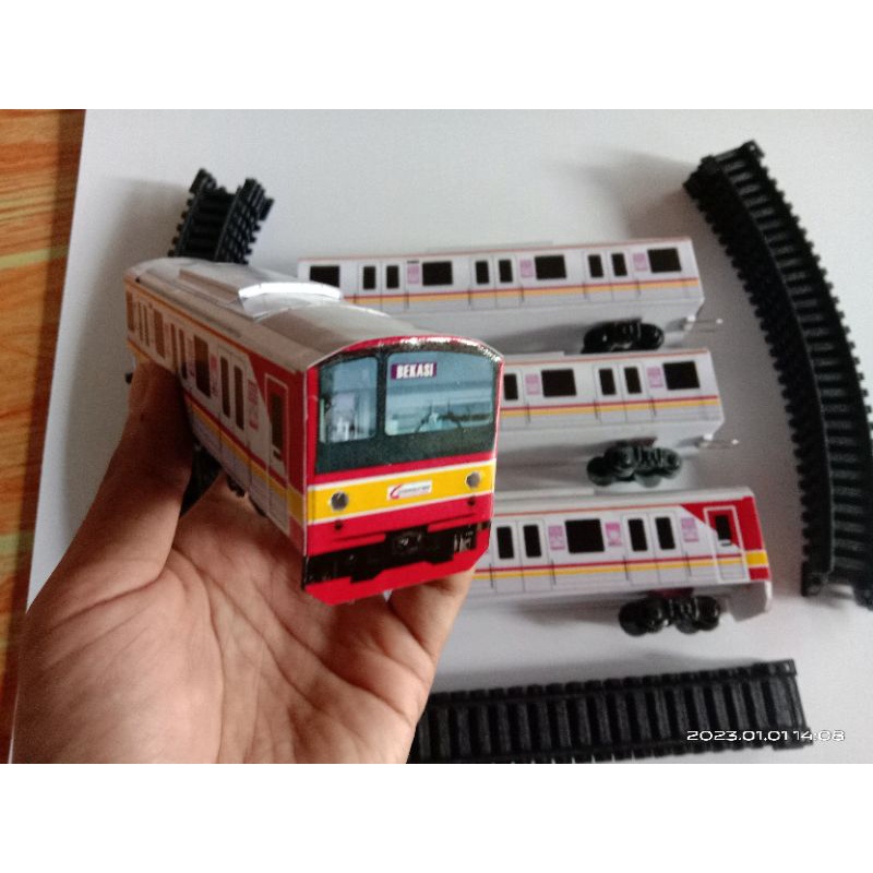 Mainan Kereta Api Indonesia Paket KRL