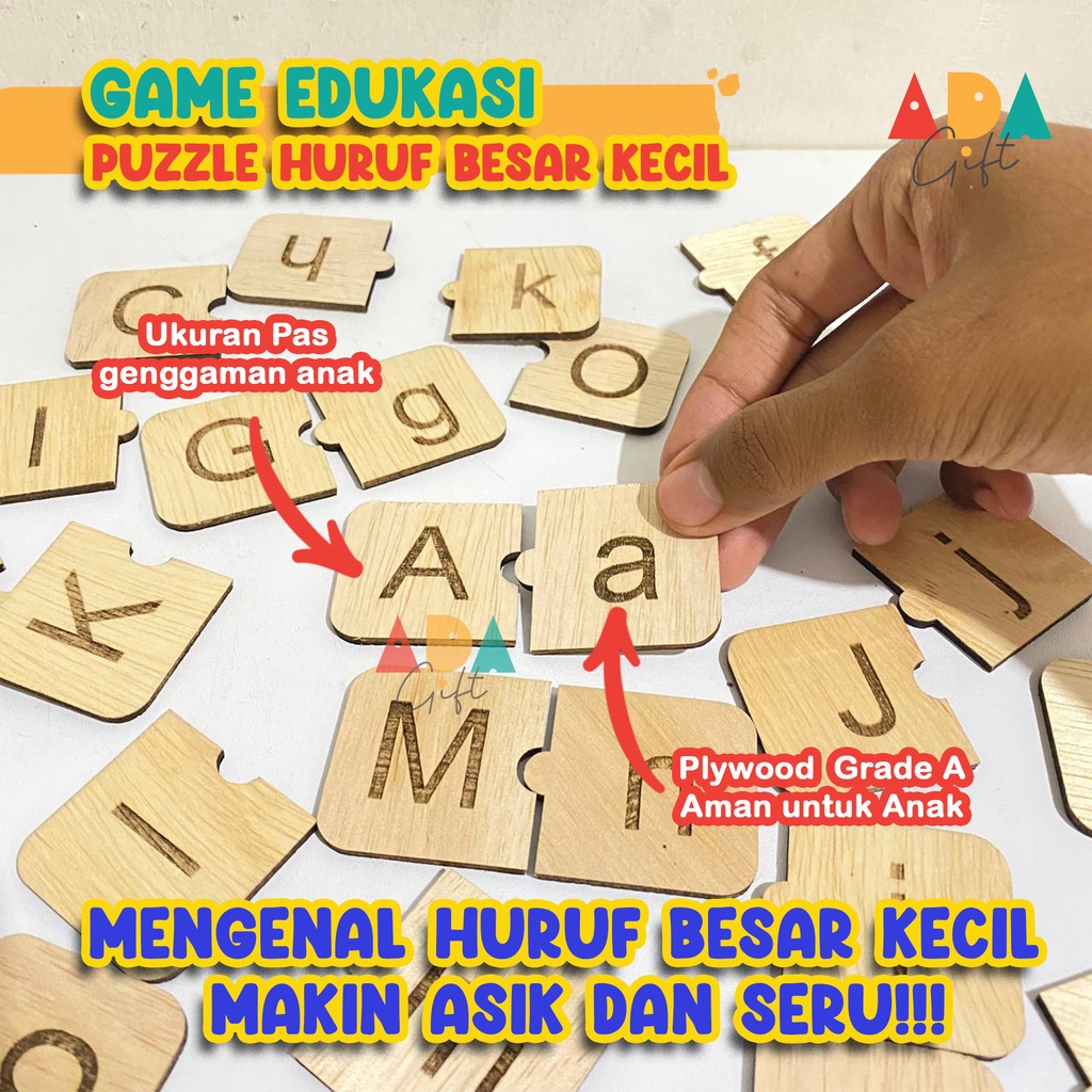 Permainan Huruf Besar Kecil | Game Edukasi Alphabet