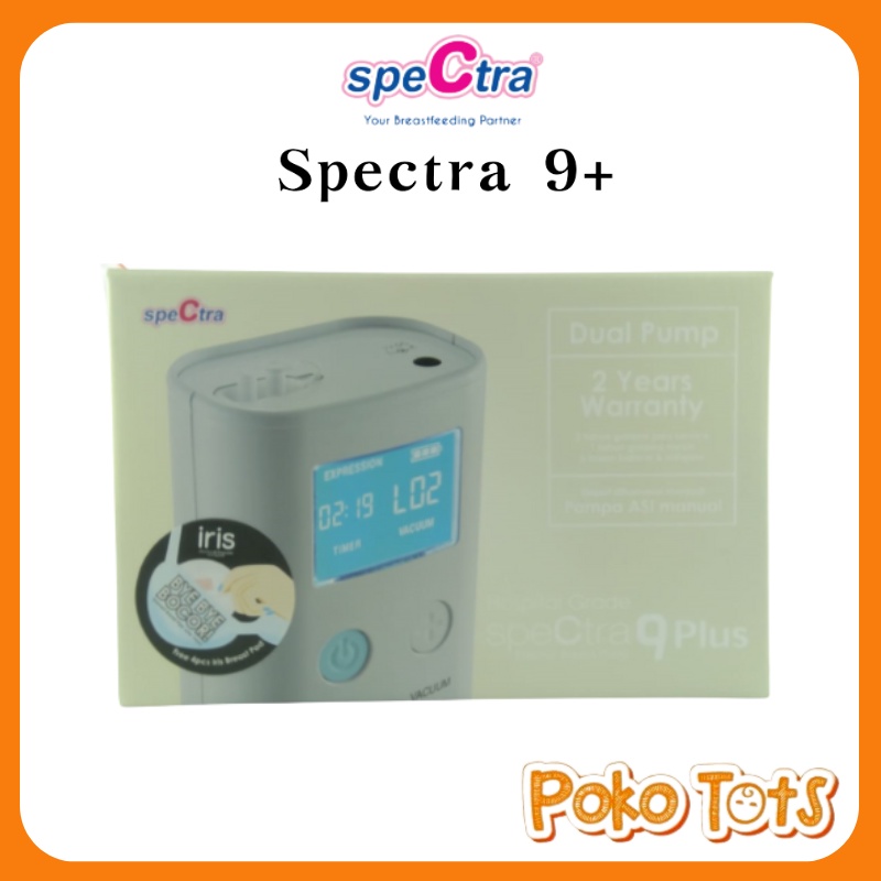 Spectra 9 Plus Electric Breast Pump NEW MOTOR Pompa Asi Elektrik Dual Pump 9+