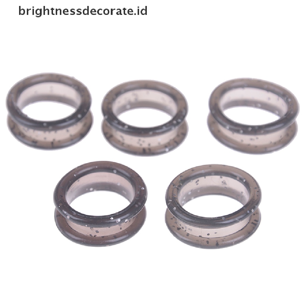 [Birth] 5pcs/set Silica Gel Gunting Rambut Ring Cutg Barber Circle Shears Hairdressing [ID]