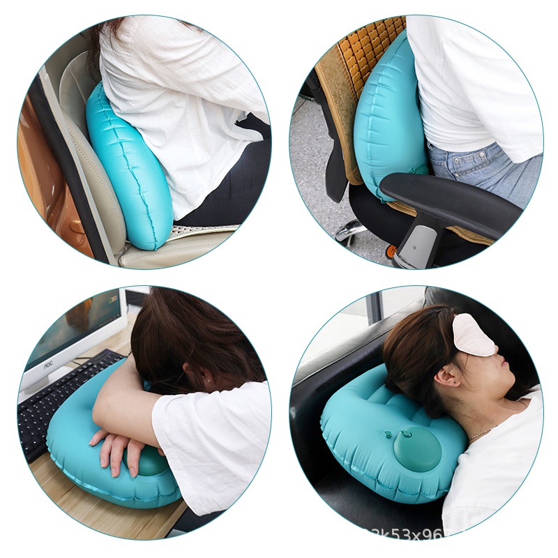 Travel Pillow Portabel Bantal Angin Aeros Multifungsi Dan Simple - YOYOSOO