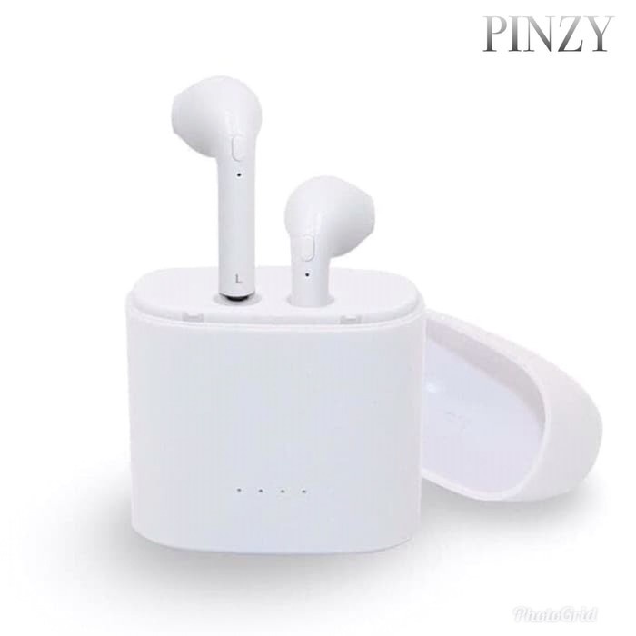 headset bluetooth Headset Bluetooth PINZY I7s twins With charging case(K3I8) headset bluetooth murah