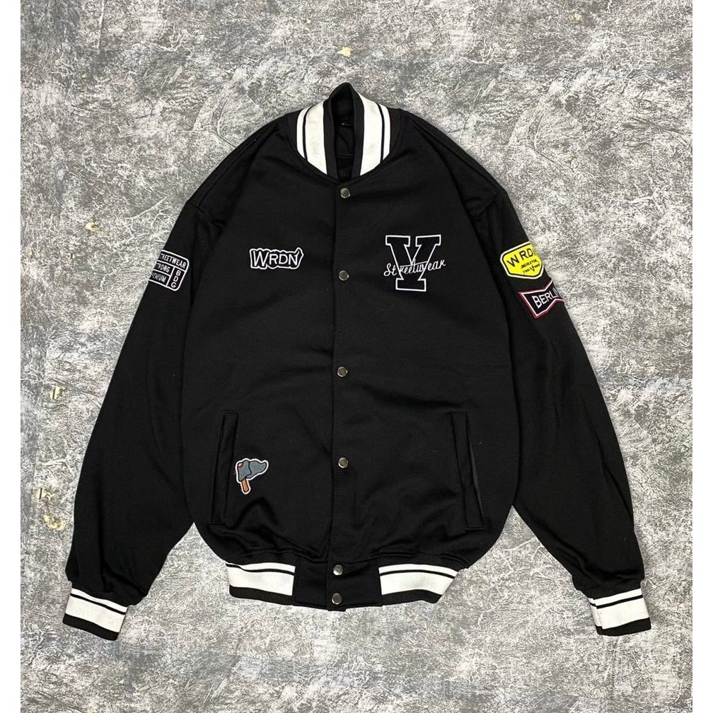 RDDSTORE Jacker Varsity / varsity jacket / varsity jacket wolv / varsity keren