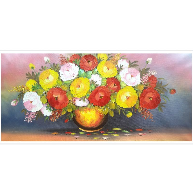 Lukisan Bunga 60 x 120 cm