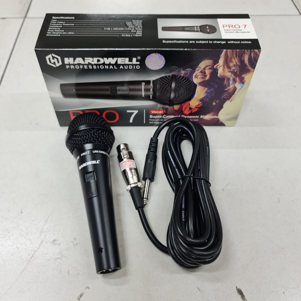 MICROPHONE KABEL HARDWELL PRO 7
