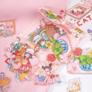 

Berry Cheese Flake Stickers Set / Stiker unik / stiker Lucu