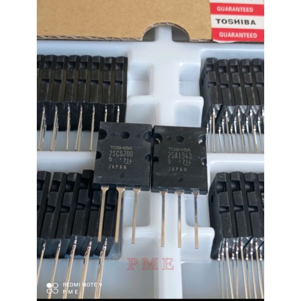 TRANSISTOR 2SA1943 2SC5200 LOTT 714 IN JAPAN. 100SET