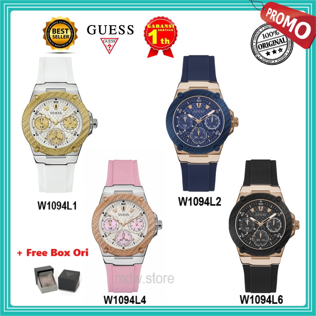 Guess Original W1094L1 W1094L2 W1094L4 W1094L6 Jam Tangan Wanita