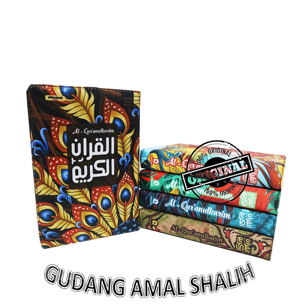 

Alquran Hafazan 8 Blok Perkata Cover Batik A5 acket Satin - AL QOSBAH