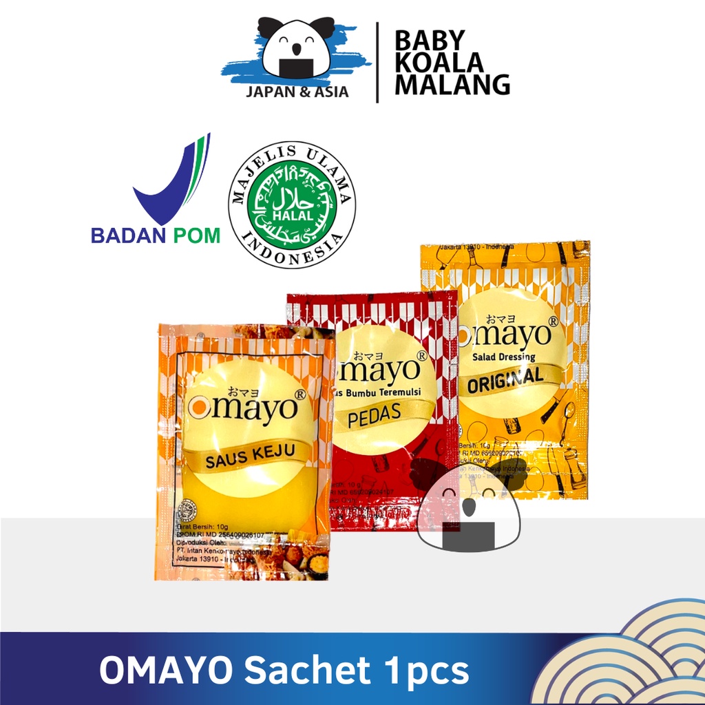

OMAYO Mayo Pedas 1 pcs Halal │ Mayonnaise Spicy;