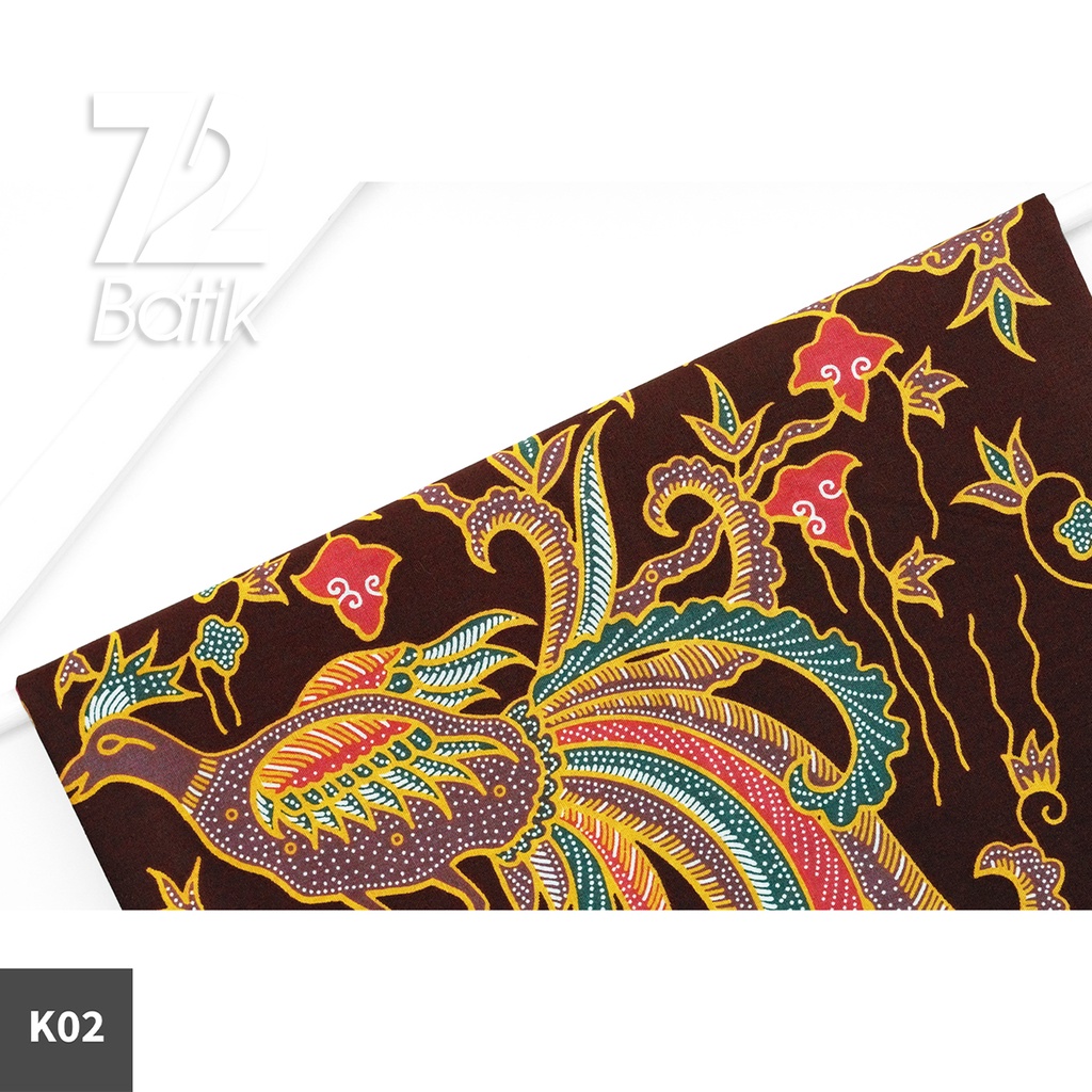 KAIN BATIK PREMIUM Bahan Katun Motif Burung Pohon Kering Coklat Tua 722738 Cap 72 Jarik Jarit Samping Kebat Panjang Batik Katun Modern Premium Bahan Seragam Batik Pernikahan Kantor Keluarga Murah Kamen Jadi Batik Bali Lembaran5