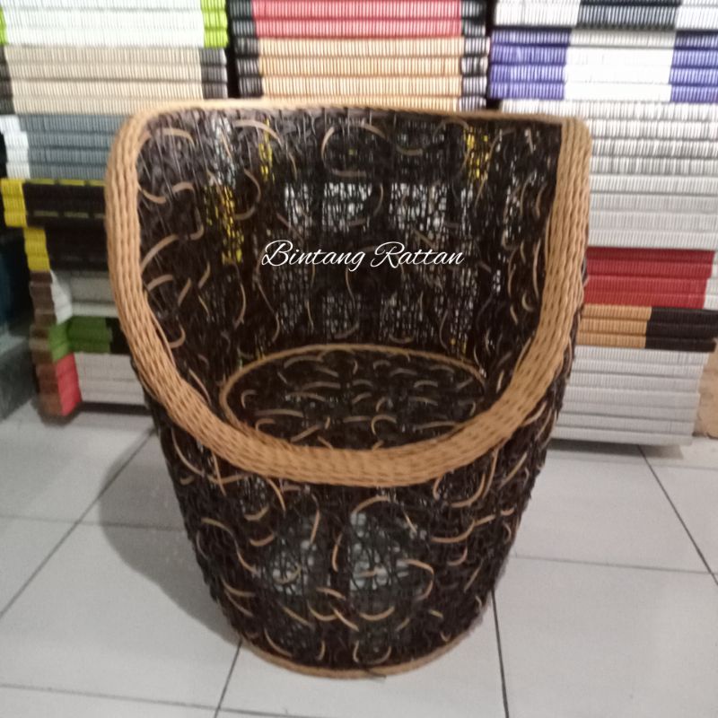 Kursi Teras Rotan Sintetis Brekele (Harga Satu Kursi) Plus Jok/Bantal