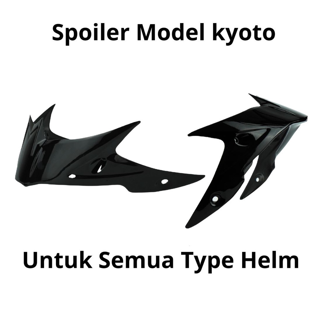 spoiler Model Kyoto warna Hitam