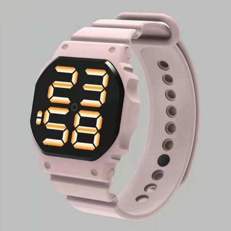 Terviral Jam Tangan Led Men Women Kasual Cantik Terlaris Bisa COD Free Box