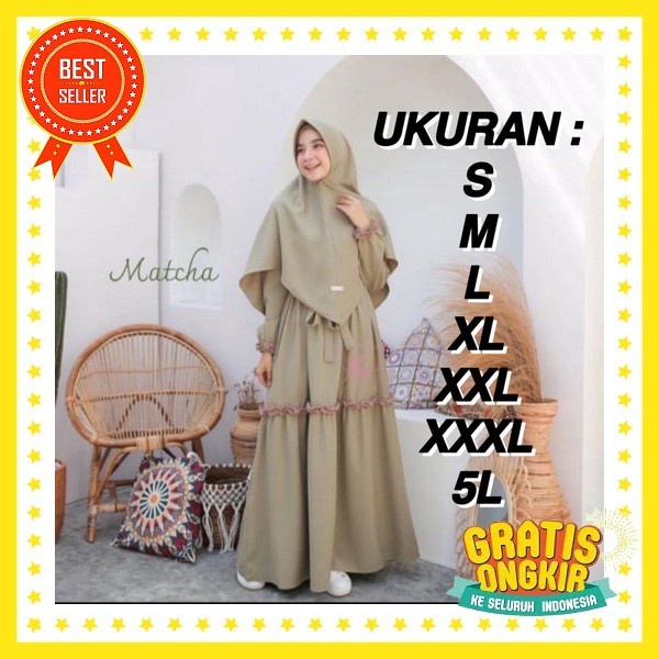 Lesti Gamis Crinkle Premium Ld 110 // Gamis Lesti Terbaru Viral // Gamis Bisa Cod Lesti // Lesti Gam