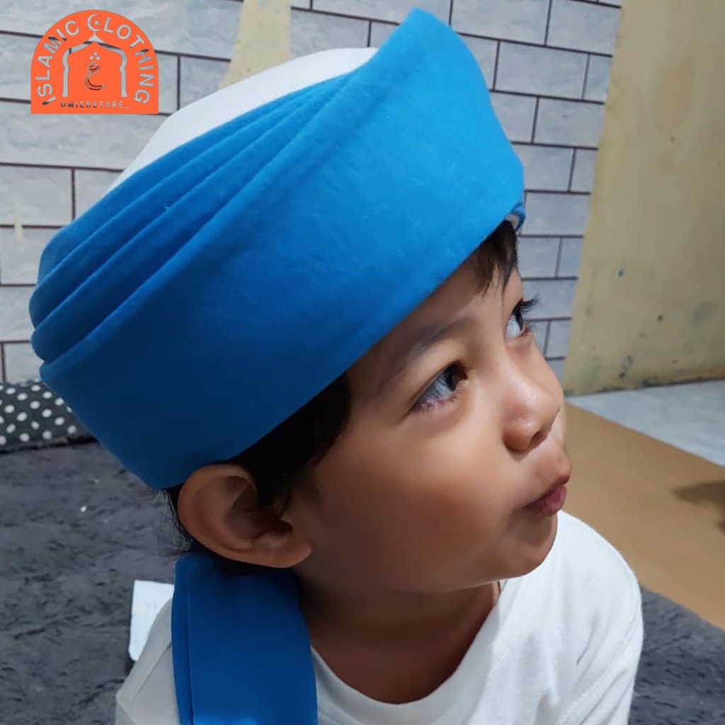 PECI IMAMAH PERMANEN ANAK WARNA BIRU 4 TINGKAT