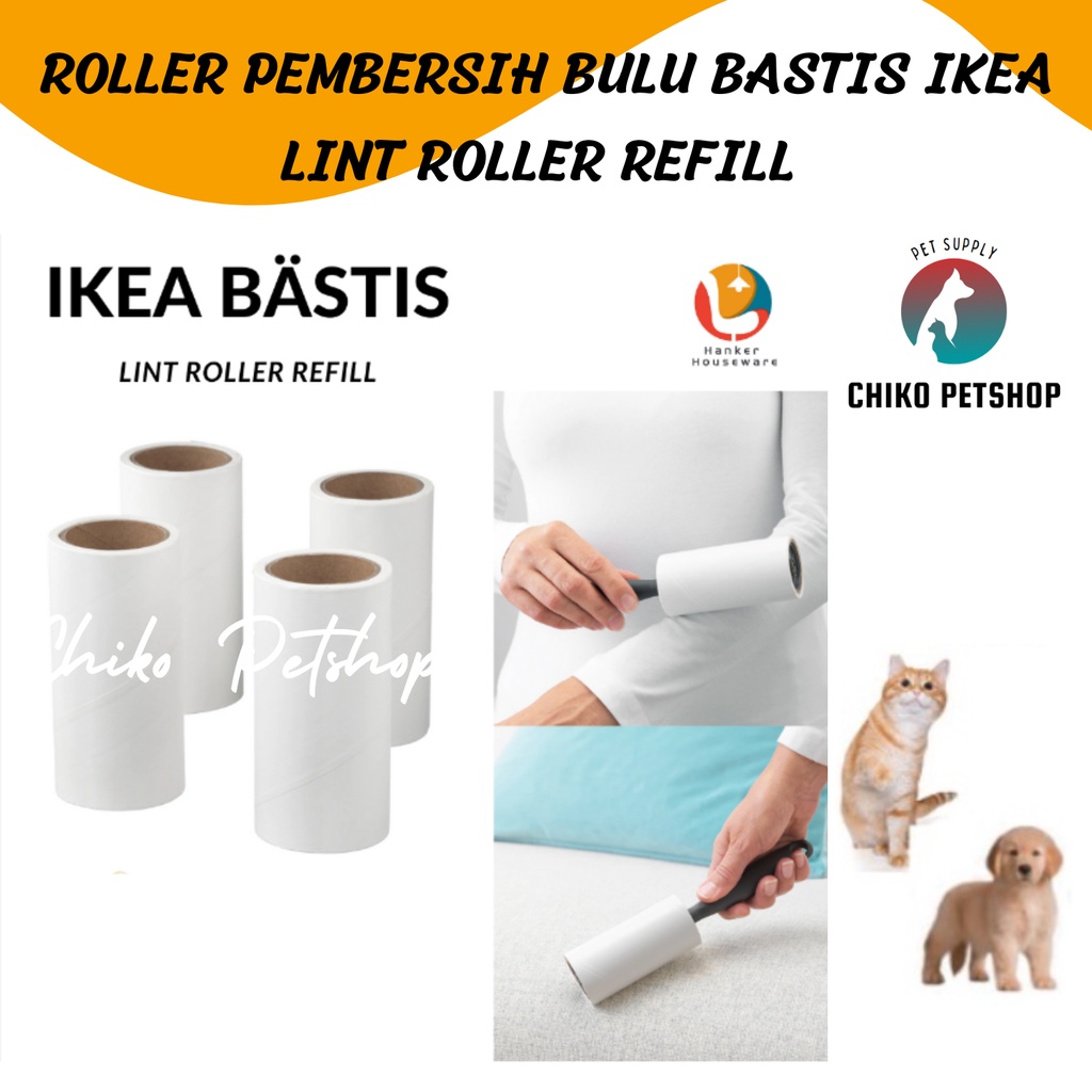 REFILL -- ROLLER Pembersih Bulu Kucing Anjing Lint ROLLER