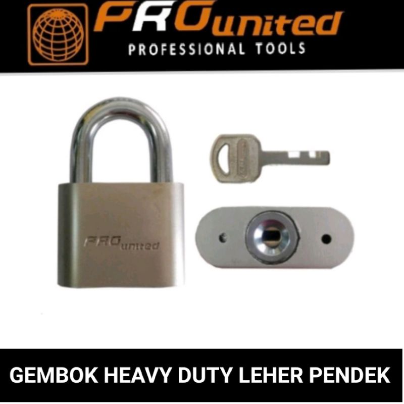 GEMBOK 50MM L/PENDEK HEAVY DUTY PRO UNITED