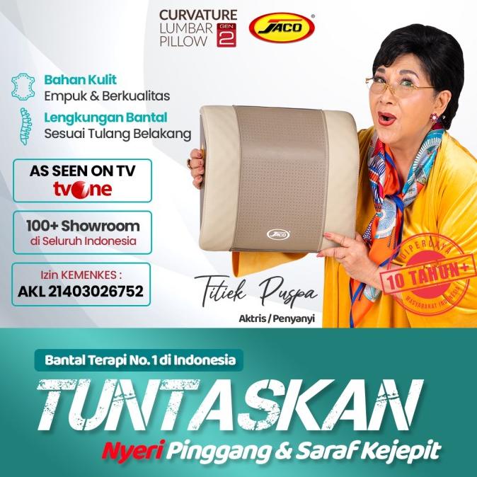 JACO Bantal Therapy Tulang Belakang Lumbar Pillow