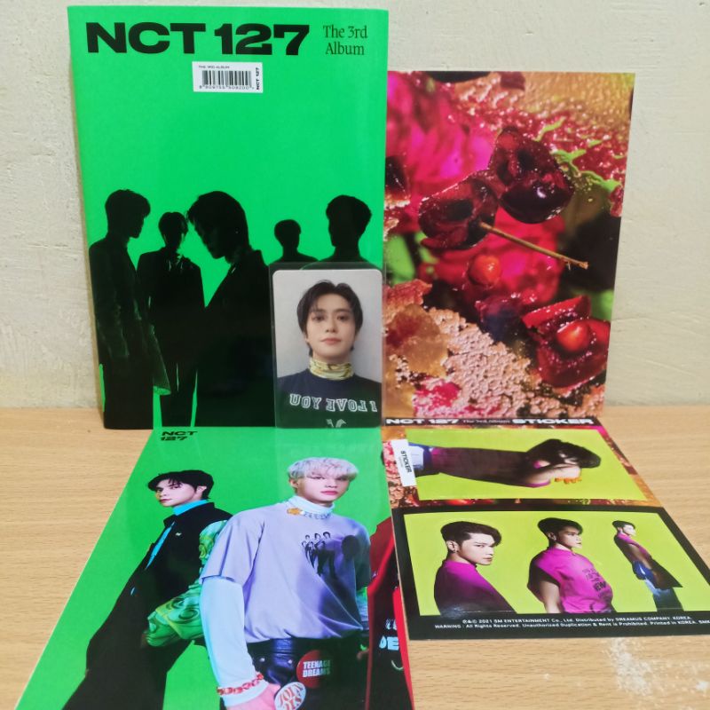 (READY) NCT 127 Sticker Sticky Photocard PC Jaehyun Taeyong