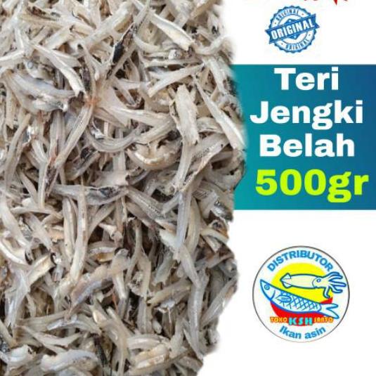 

Diskon [TD4] Ikan asin teri jengki belah vip-500gram