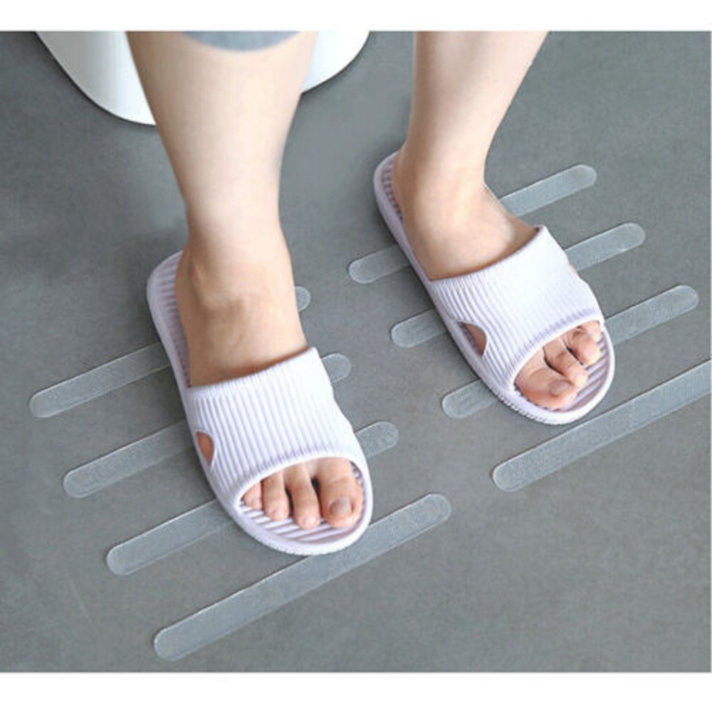 24pcs Stiker Grip Mandi Anti Slip Strip Shower Non Slip Pad Flooring Tape Mat Safety