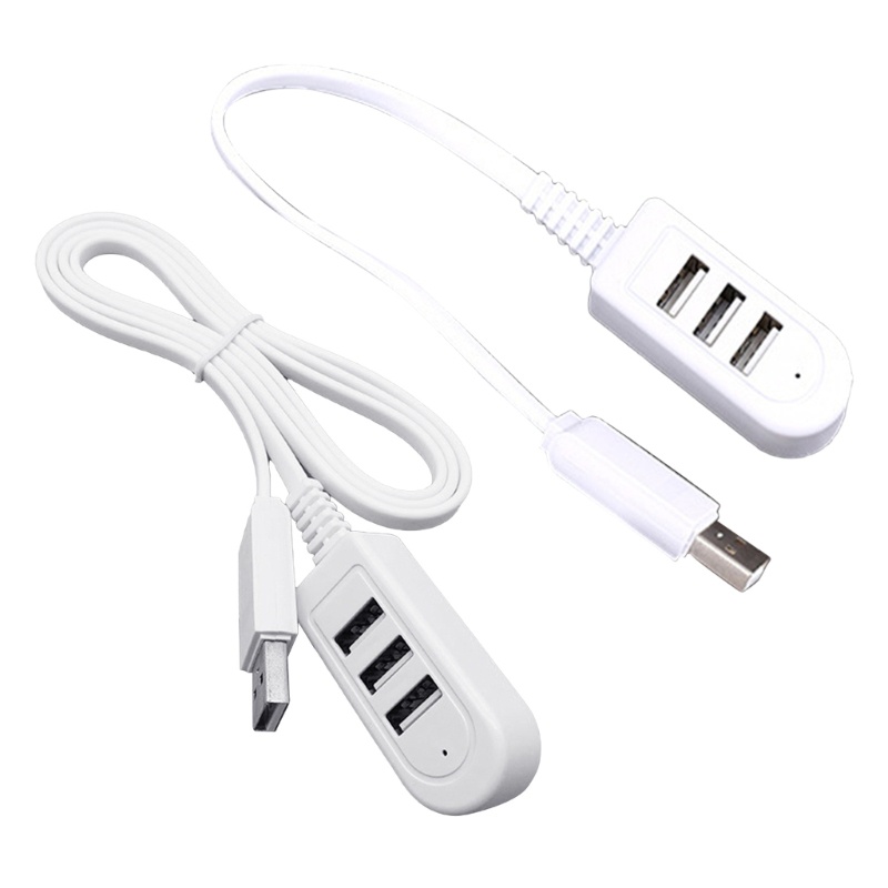 Zzz 3port USB Hub Perpanjang Kabel Splitter Kawat Data Transfer Charging USB Adapter