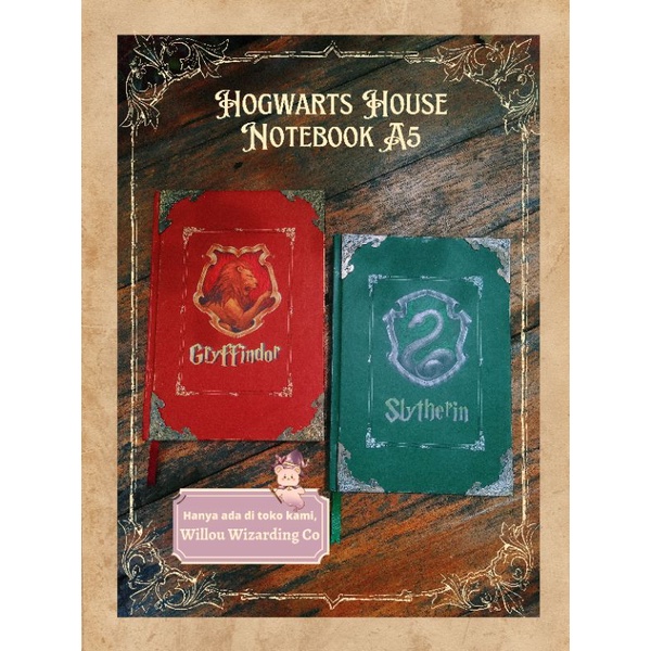 

Harry Potter Book Notebook POLOS A5 Hard Cover Buku Jurnal Journal WIZARD JOURNAL Planner Buku catatan Buku tulis Hogwarts Gryffindor Slytherin Ravenclaw Hufflepuff Harry Potter Merch